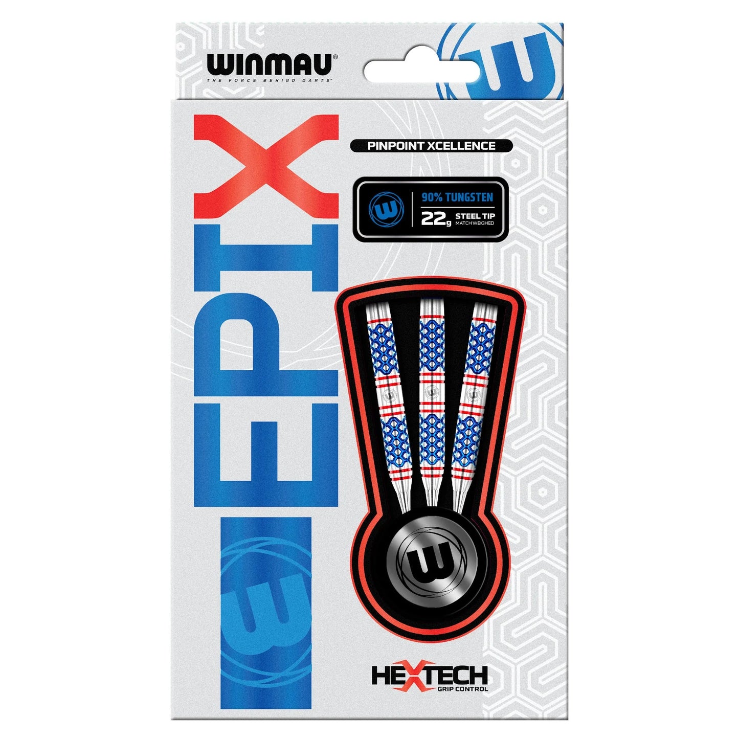 Winmau Epix 24g Steel Tip 90% Tungsten Dart Set
