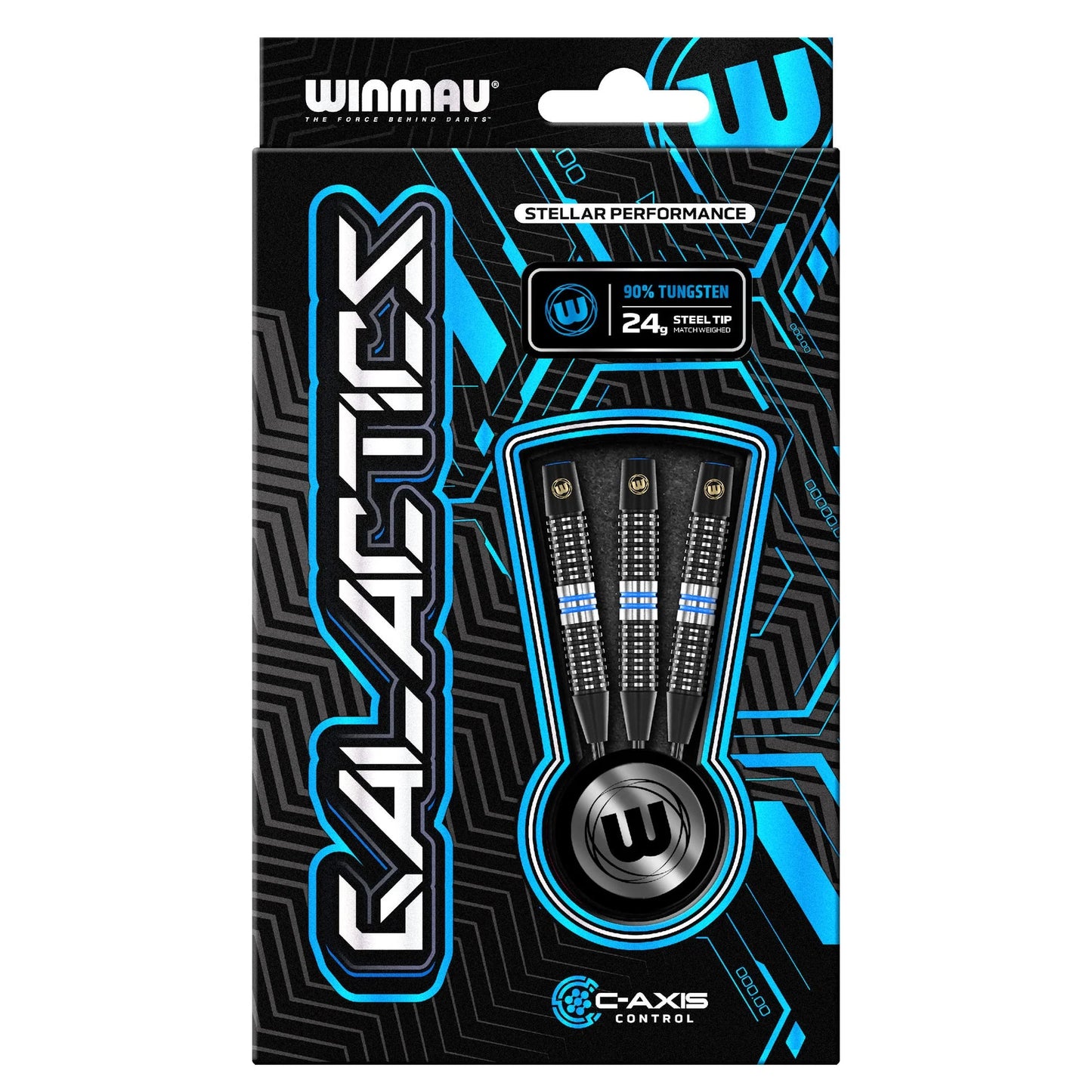 Winmau Galactics 24g Steel Tip Tungsten Dart Set