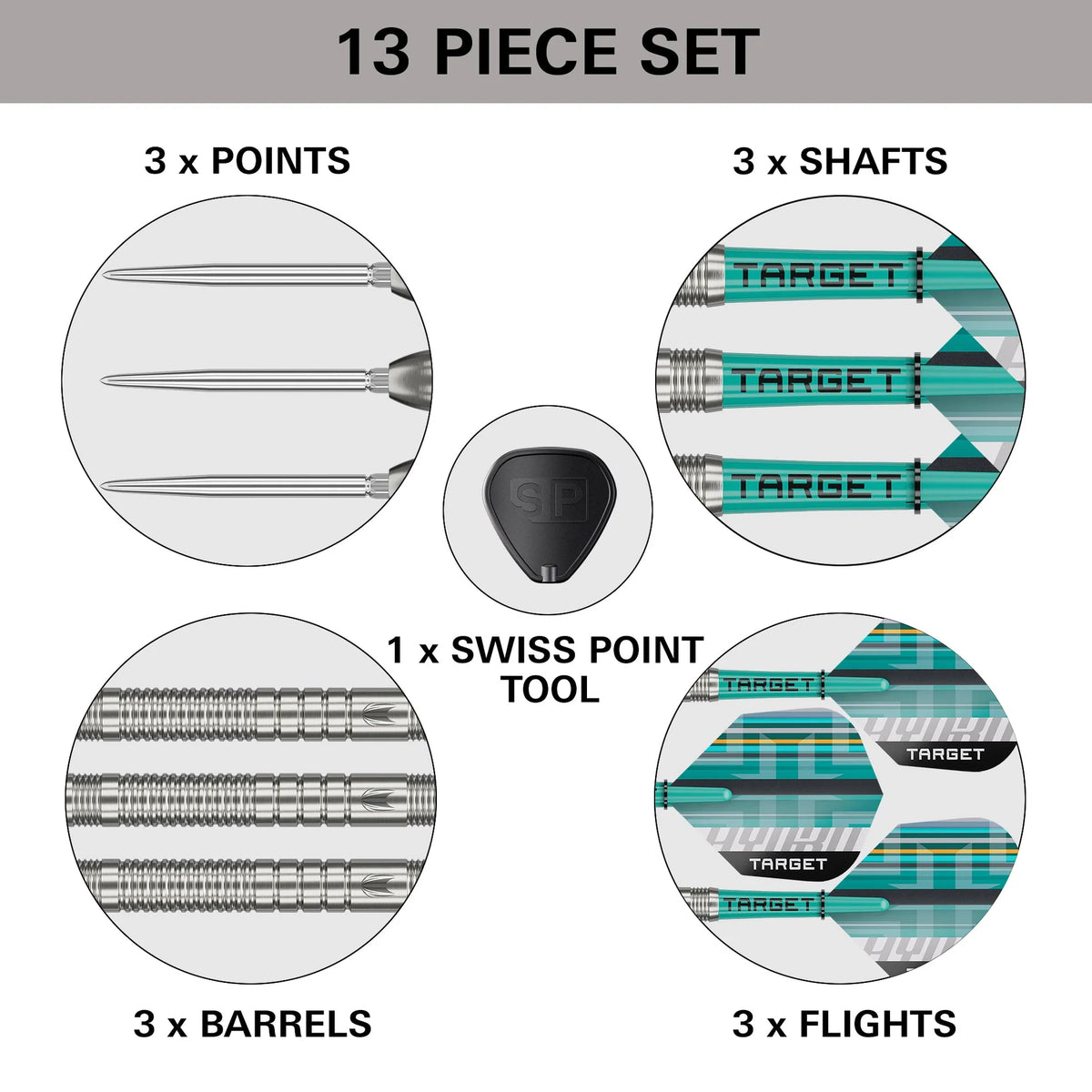 Target Hydro SP 90% Tungsten Dart Set - Maltby Sports