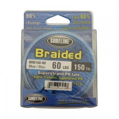 Sureline Blue Braided 150yds Fishing Line