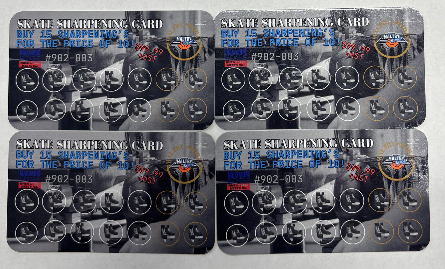 Maltby's Skate Sharpening Cards