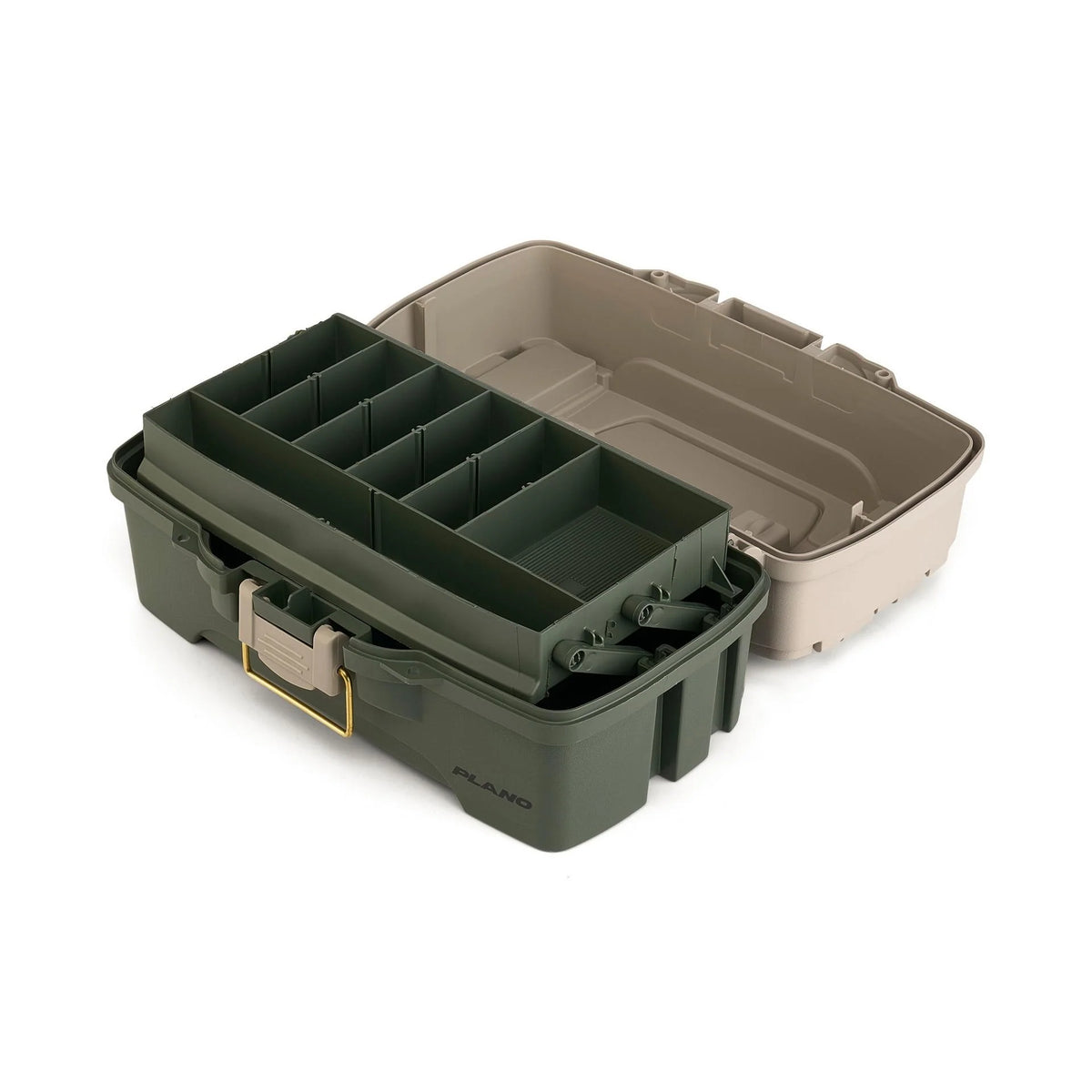 Plano Two-Tray Fishing Tackle Box - Green