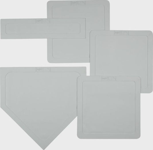 RAWLINGS THROW DOWN COMPLETE SET WITH SET OF 3 BASES, HOME PLATE, PITCHING RUBBER