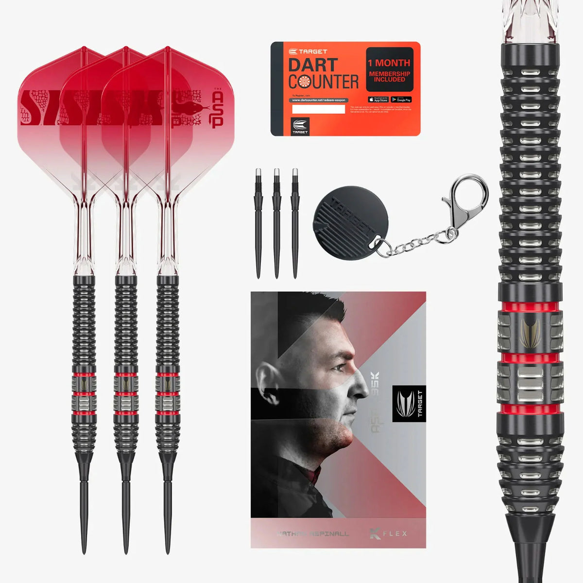 Nathan Aspinal "The ASP" 95K Tungsten Dart Set