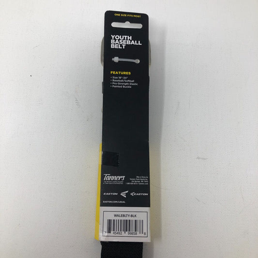 Easton Black Youth Baseball Belt