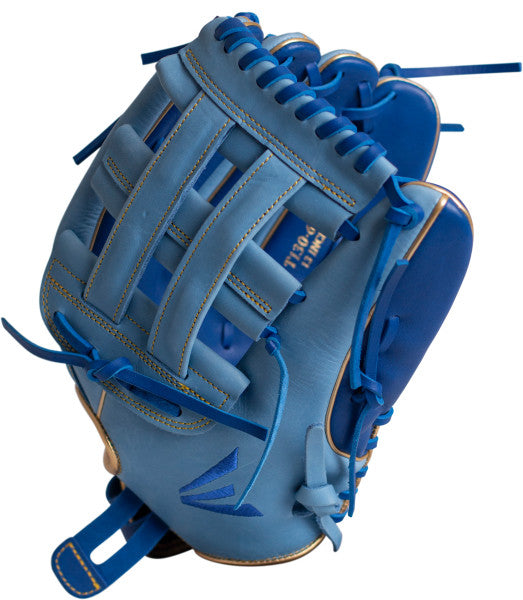 Easton Tantrum Series Slowpitch Glove - Blue & Gold