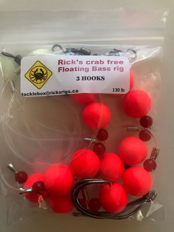 Ricks Crab Free Bass Rig