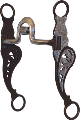 High Port Antique Floral Cut Out Flat Spoon Show Bit