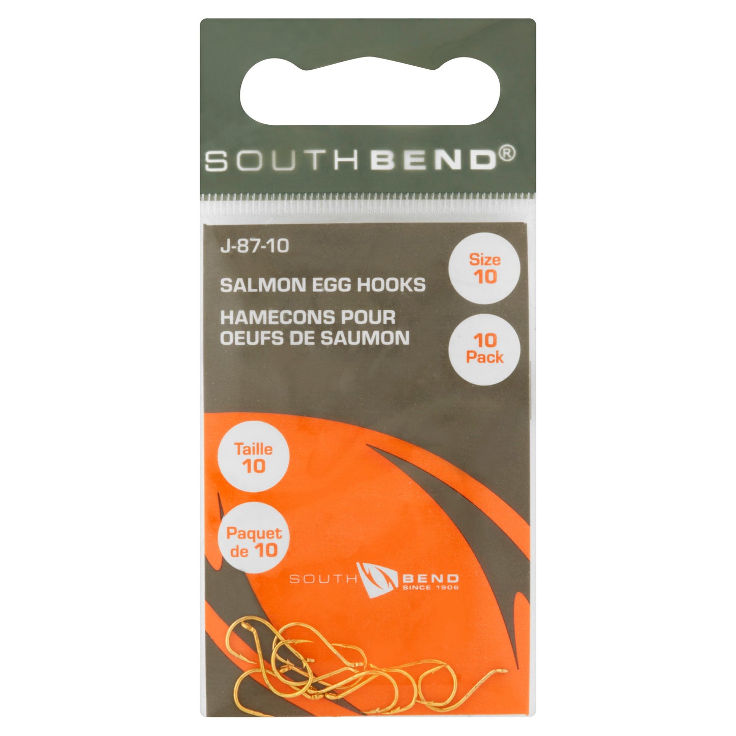 South Bend Salmon Egg Hooks (10 pk)