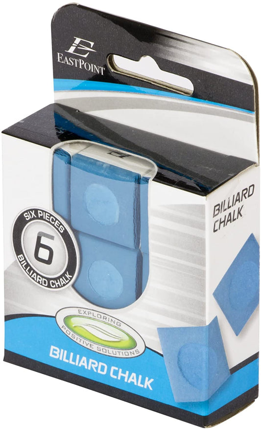EastPoint Sports Billiard Chalk, 6 Pack