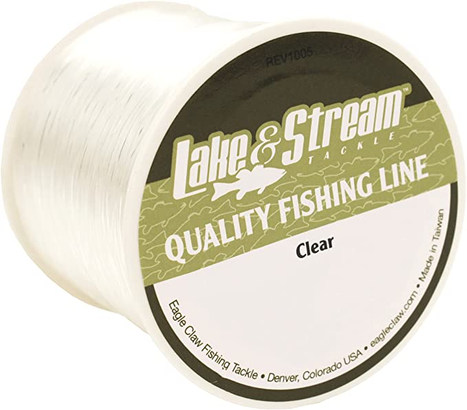 Eagle Claw Lake & Stream Mono Line, Clear, 200 yd./6 lb, Multi, One Size (09011-030)