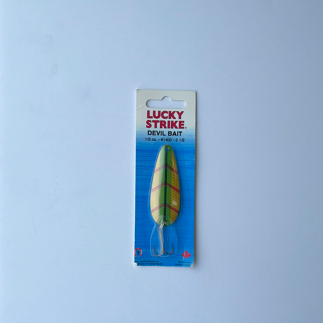 lucky strike devil bait lure 1/3 oz-1400-2 1/2