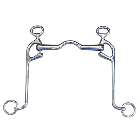 Stainless Steel Walking Horse Bit Low Port Mouth
