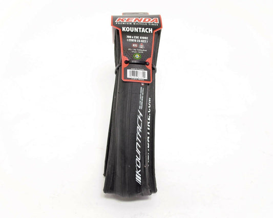 Kenda K1092 Kountach Black 700 x23 Road Bike Racing Folding Tire Iron Belt 196g
