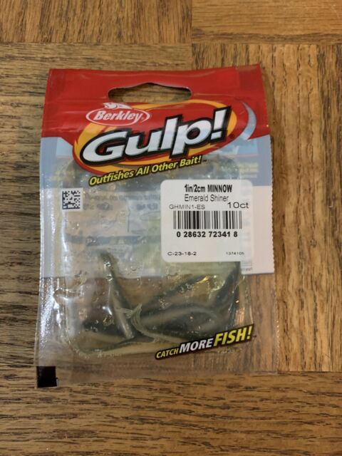 Berkley Gulp 1" Minnow Emerald Shiner