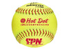 Worth 12" Hot Dot Slow-Pitch Ball
