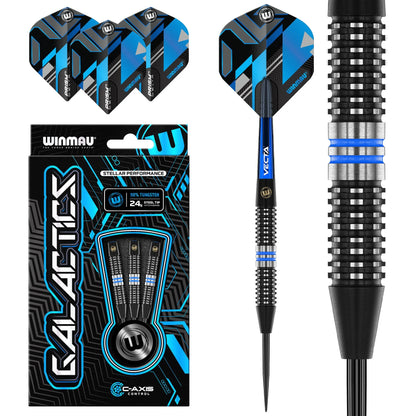 Winmau Galactics 24g Steel Tip Tungsten Dart Set