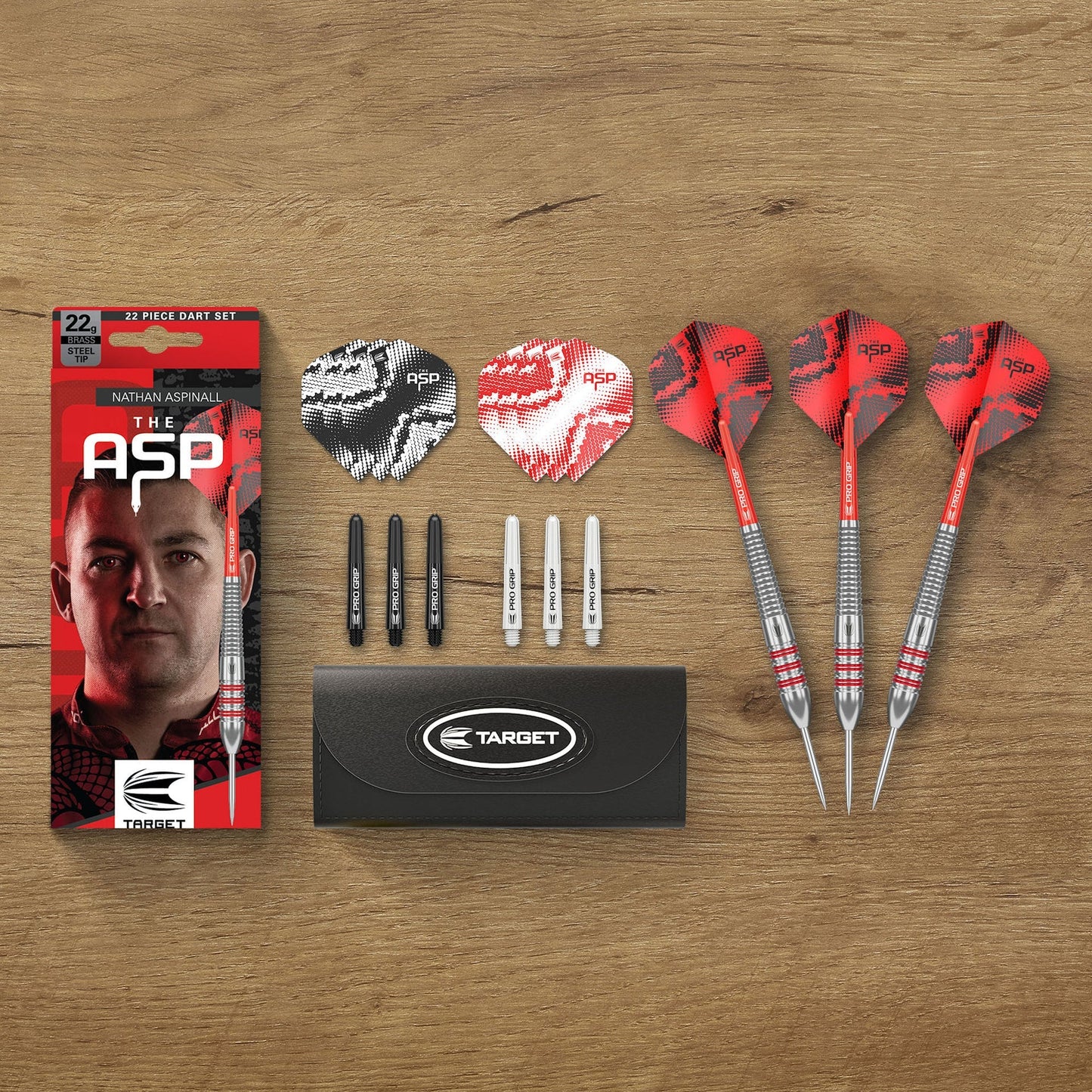 Target Nathan Aspinall The ASP 22 Piece Dart Set