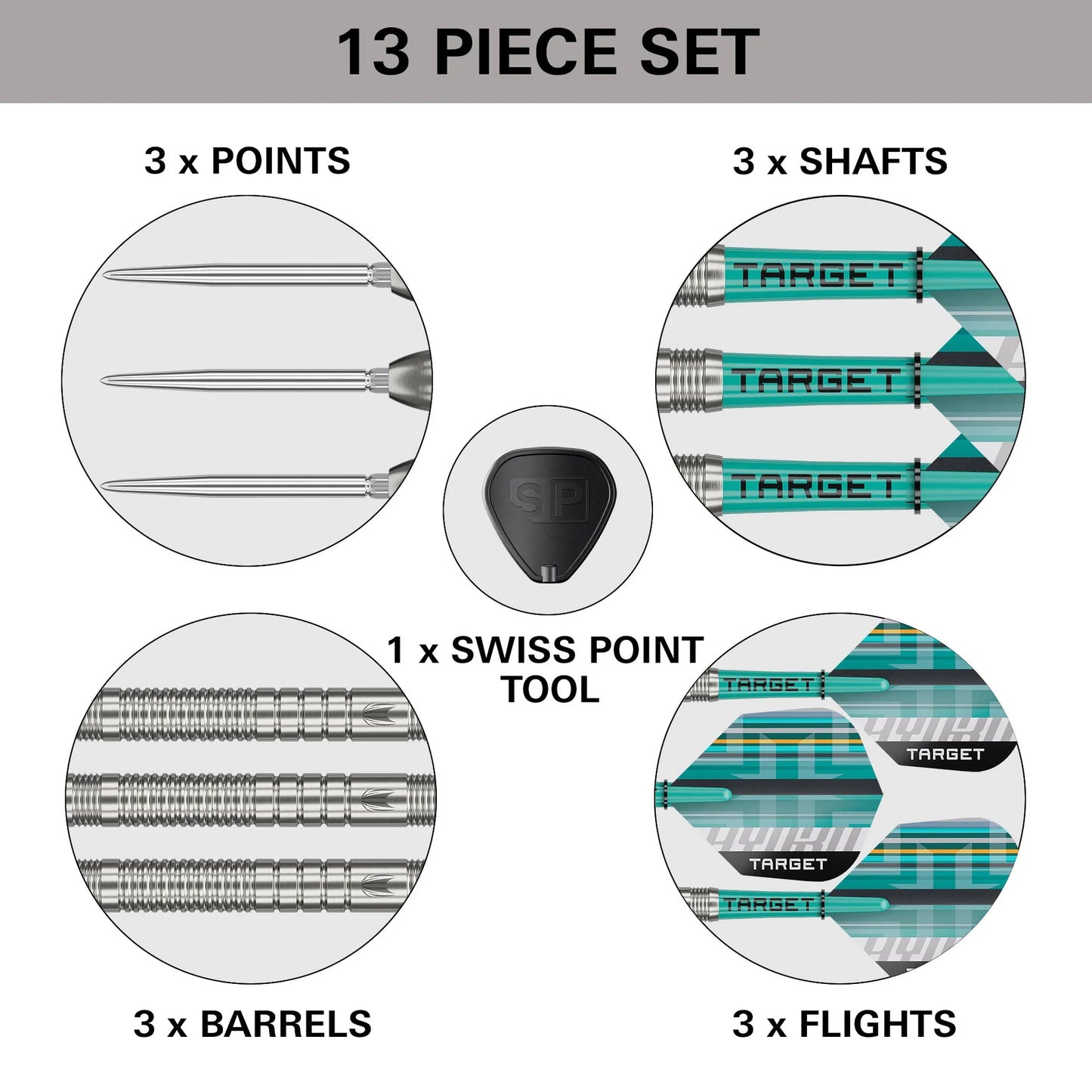 Target Hydro SP 90% Tungsten Dart Set - Maltby Sports