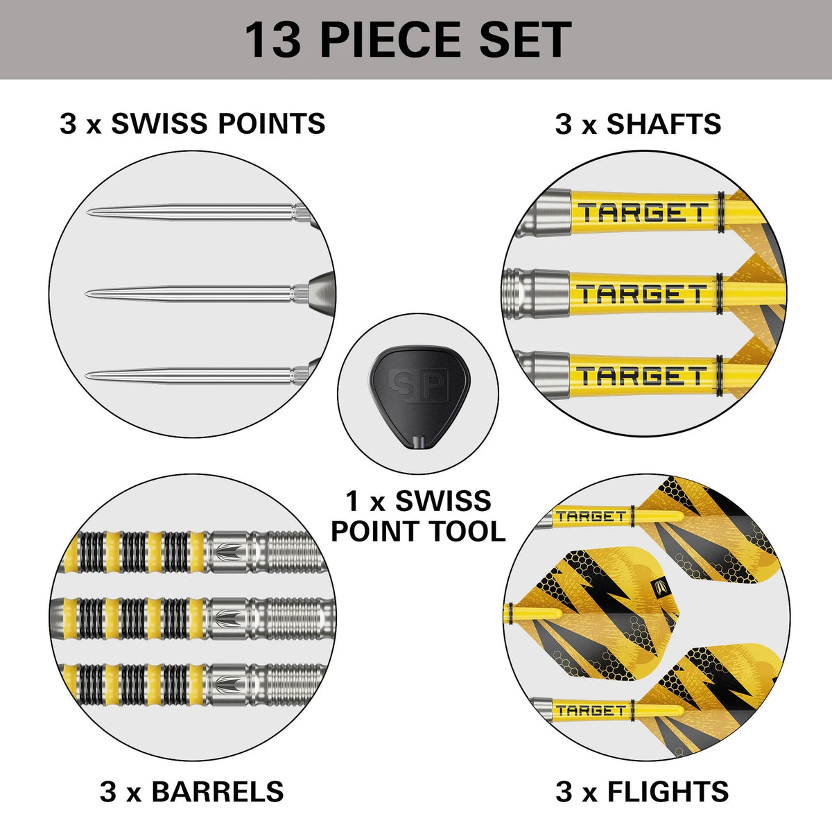 Target Buzz 90% SP Tungsten Dart Set