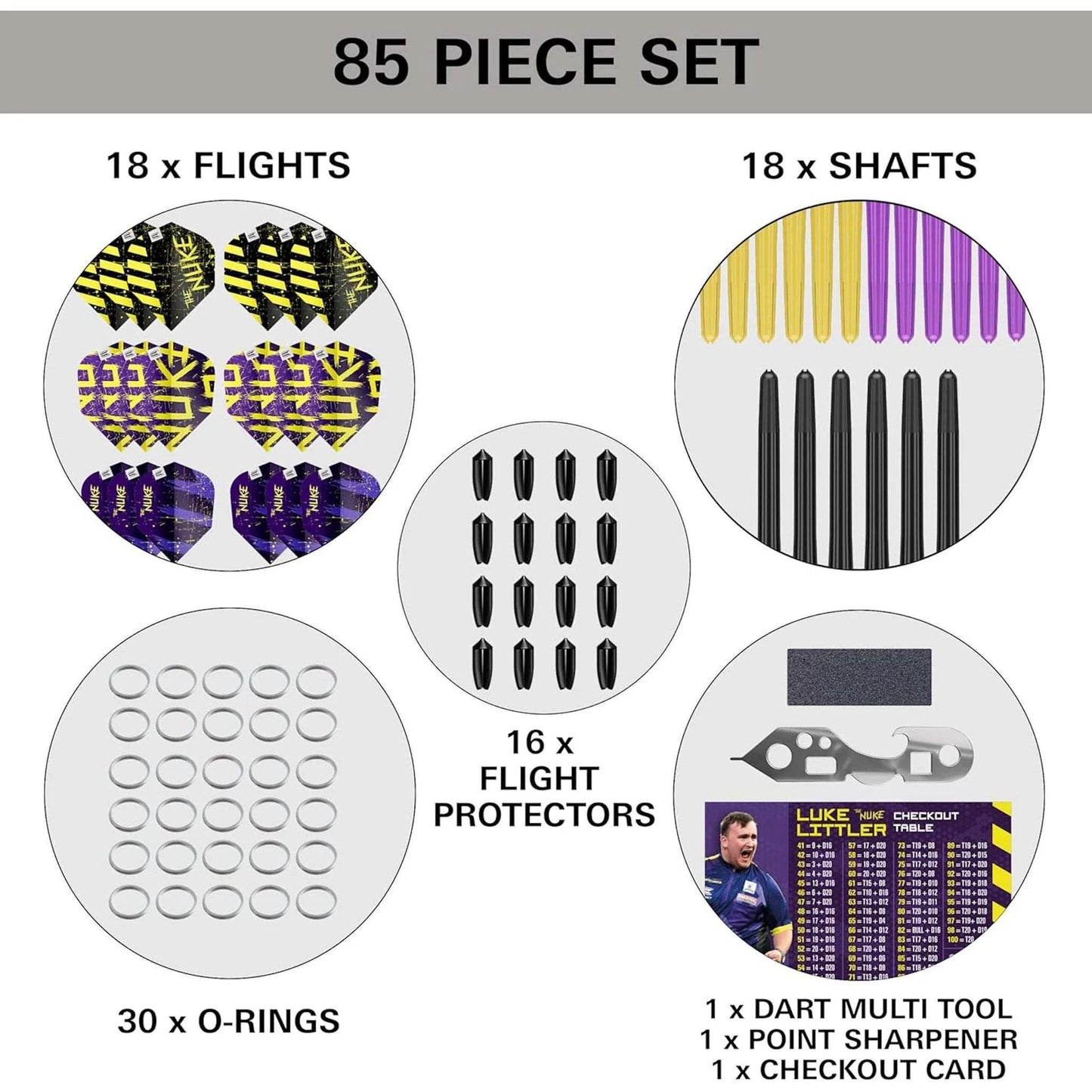Target Luke Littler Accessory Kit (85 Piece)