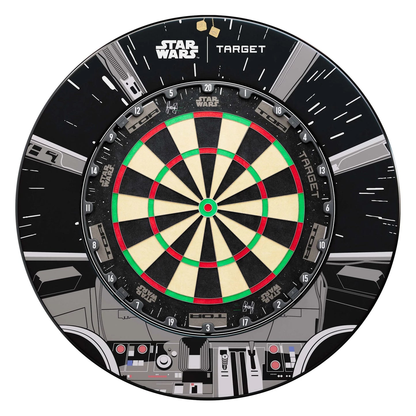 Target Star Wars Millennium Falcon Surround TOR Dartboard Bundle
