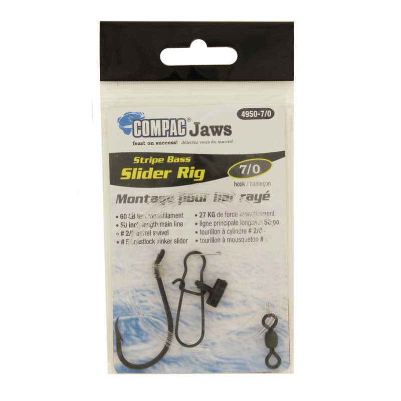 Compac Jaws Striper Sliding Rig 7/0 – Maltby Sports