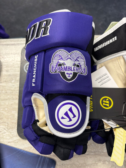 Warrior Franchise Custom Rambler Purple Hockey Gloves - Maltby Sports