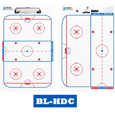 Blue Sports Deluxe Hockey Coach's Board