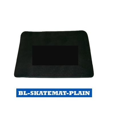 Blue Sports All Black Skate Mat