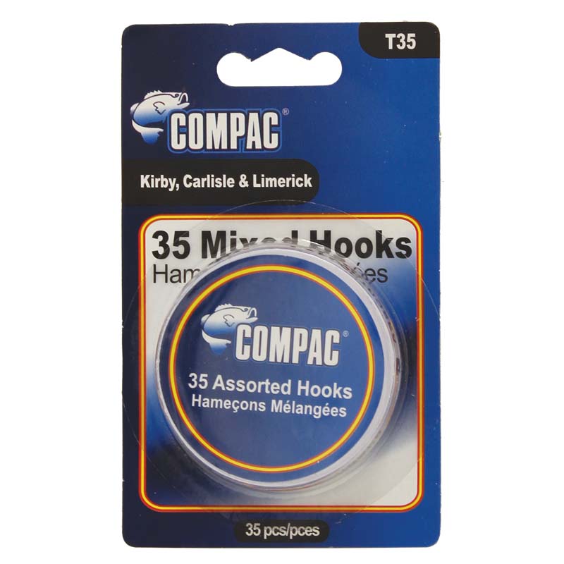 Compac Assorted Fishing Hooks