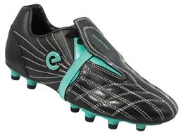 Eletto Sports Instant Black/ Turquoise Soccer Cleat