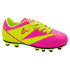 Eletto Sports LNA-090 TPR Pink/Yellow Soccer Cleats