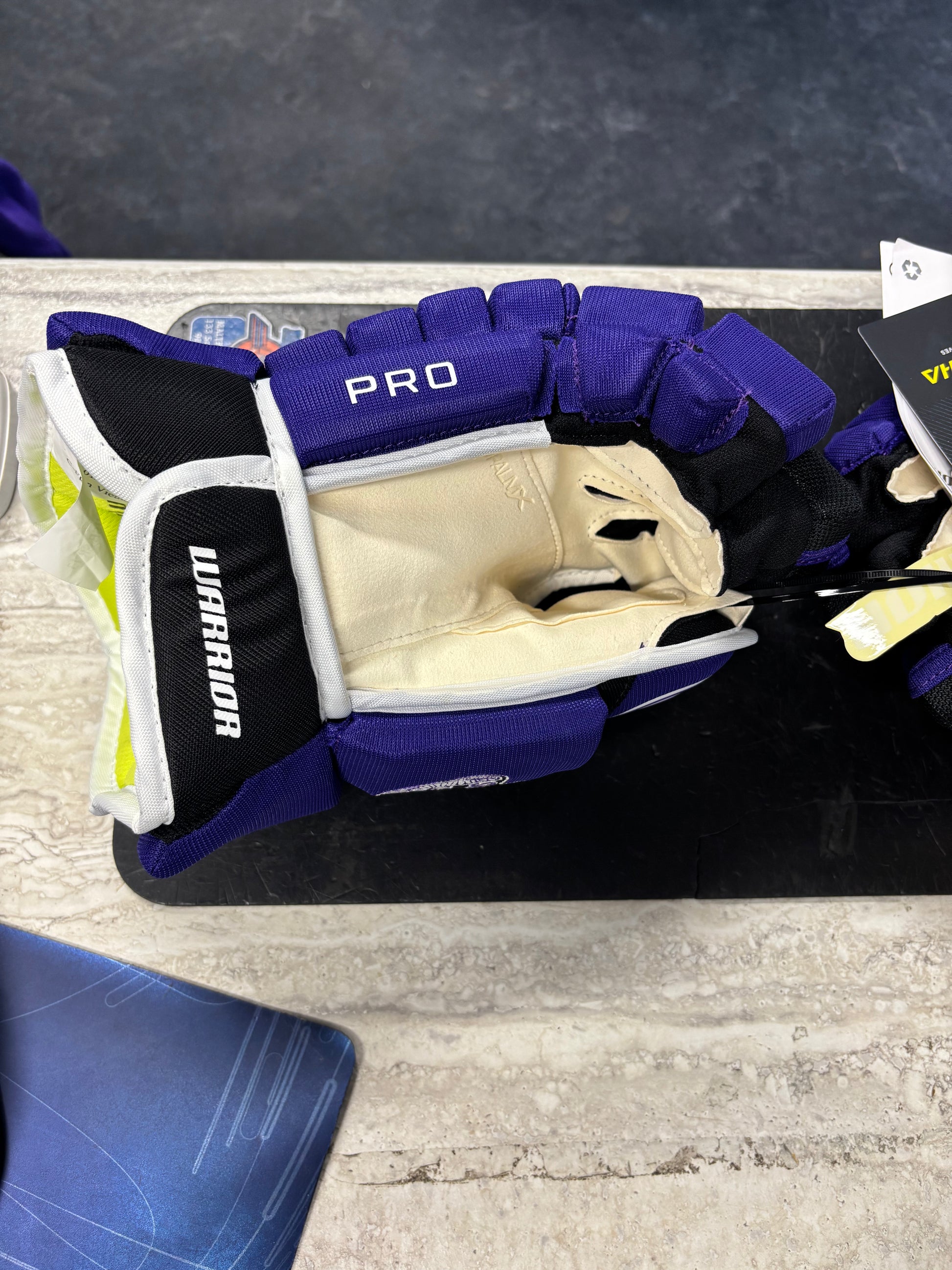 Warrior Franchise Custom Rambler Purple Hockey Gloves - Maltby Sports