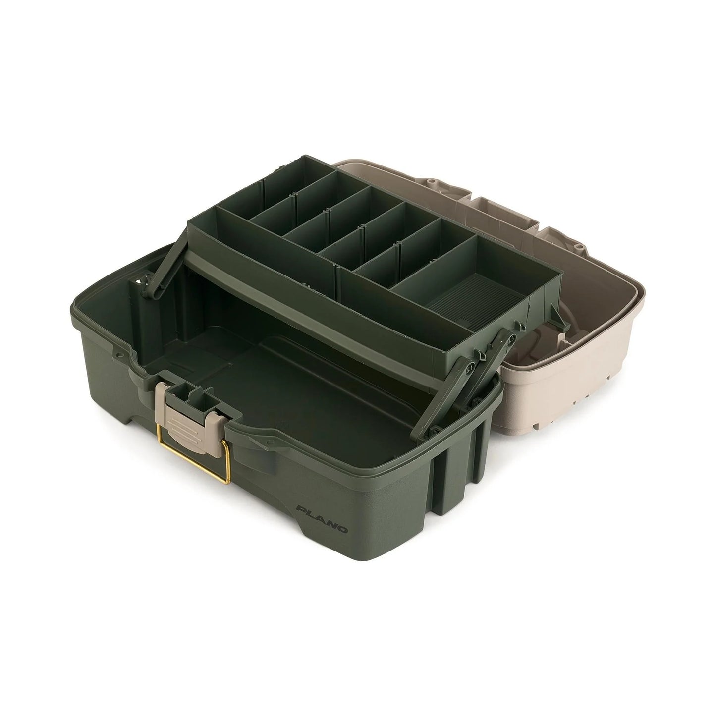 Plano Two-Tray Fishing Tackle Box - Green