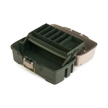 Plano Two-Tray Fishing Tackle Box - Green