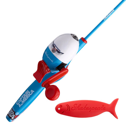 Shakespeare Marvel Captain America Beginner Fishing Kit