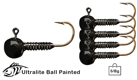 Lunker City Ultralite Ball Painted Jig Heads