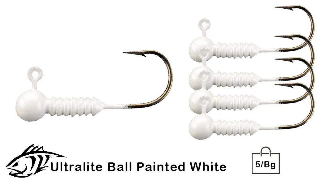 Lunker City Ultralite Ball Painted Jig Heads