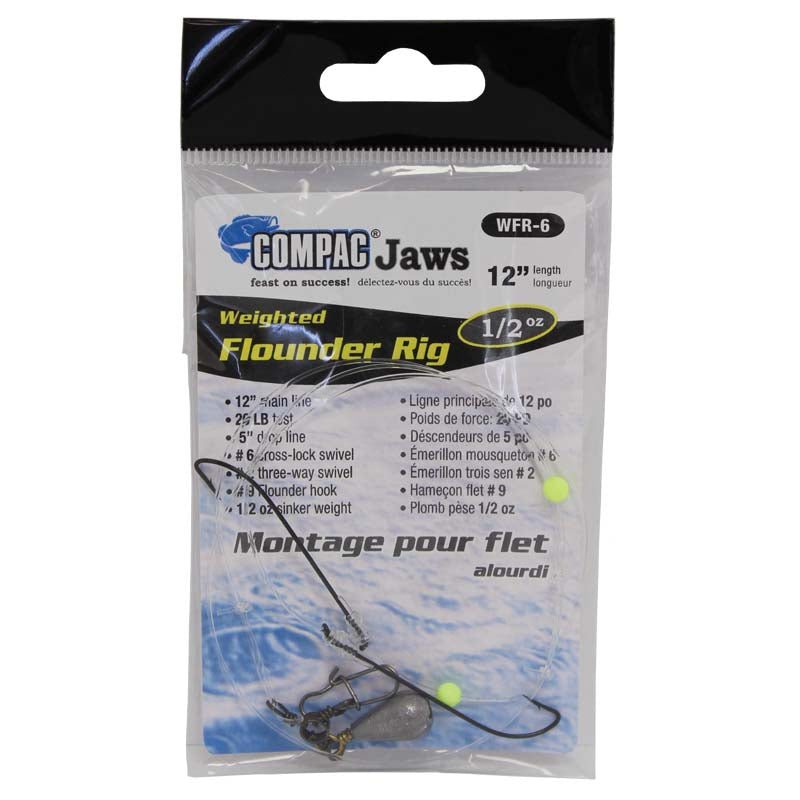 Compac Jaws Weighted Flounder Rig