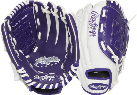 Rawlings Players Series 10" Youth Purple Baseball Glove