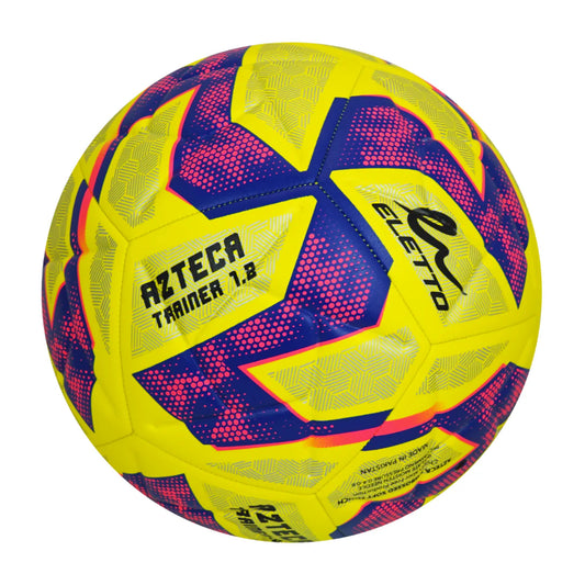 Eletto Sports Azteca 1.2 Embossed Soft Touch - Yellow/Purple - Maltby Sports