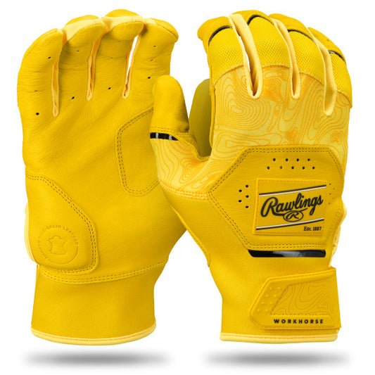 Rawlings Workhorse Adult Baseball Batting Gloves