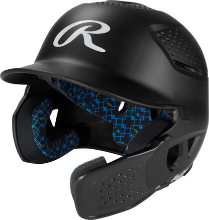 Rawlings RX2 Series Matte Batting Helmet with Reversible Jaw Guard - Maltby Sports