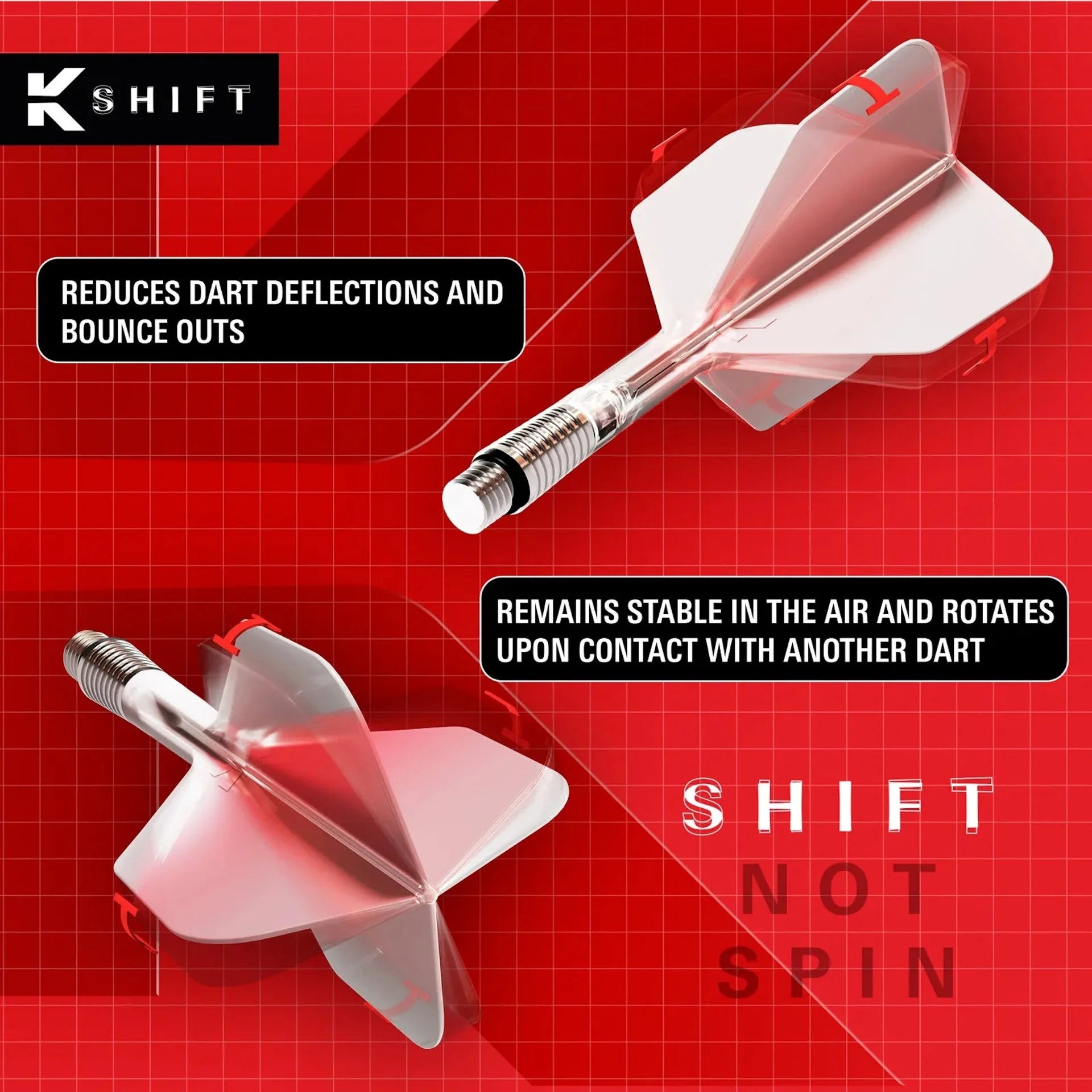 K-Shift No.6 Flight and Shaft System - Maltby Sports