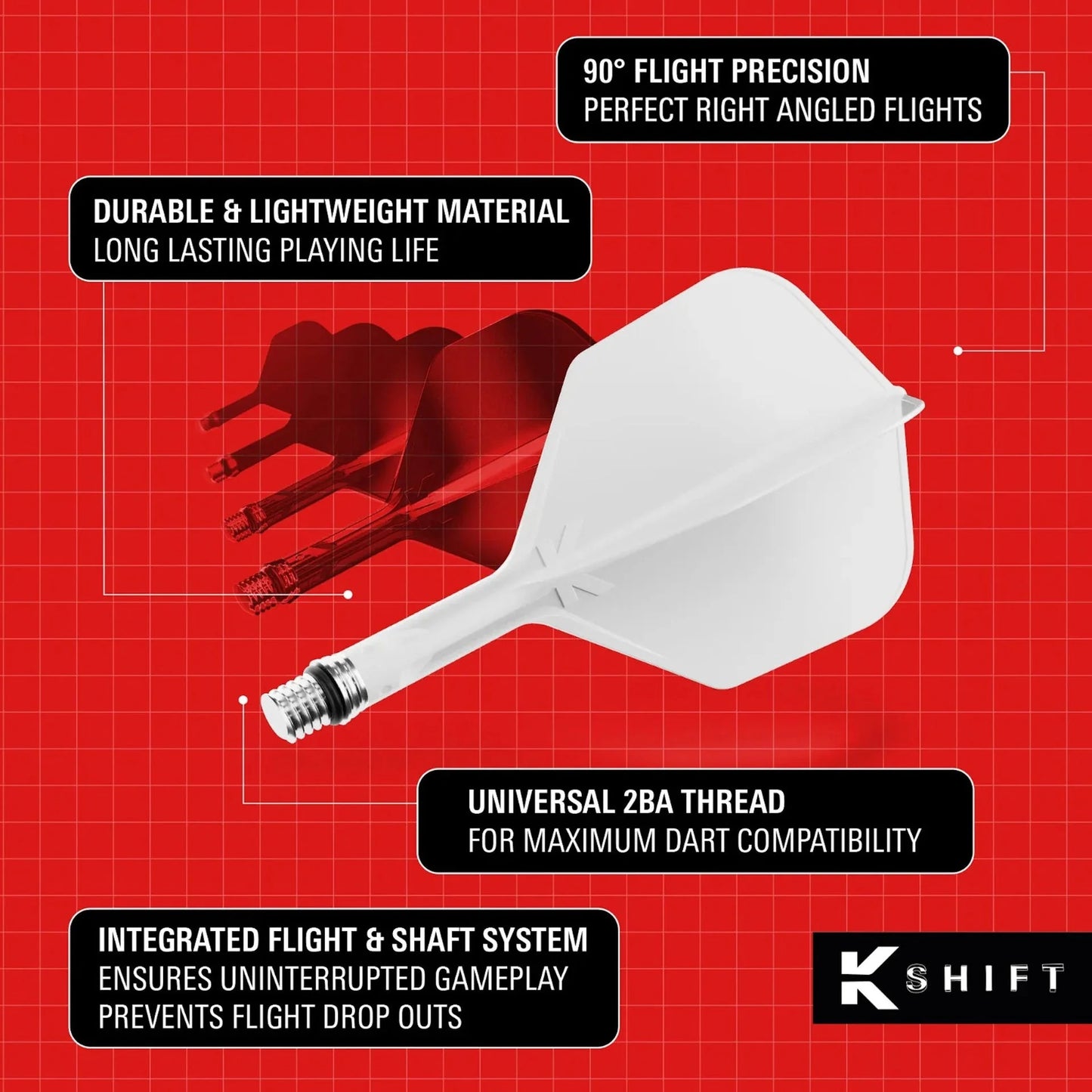 K-Shift No.6 Flight and Shaft System - Maltby Sports