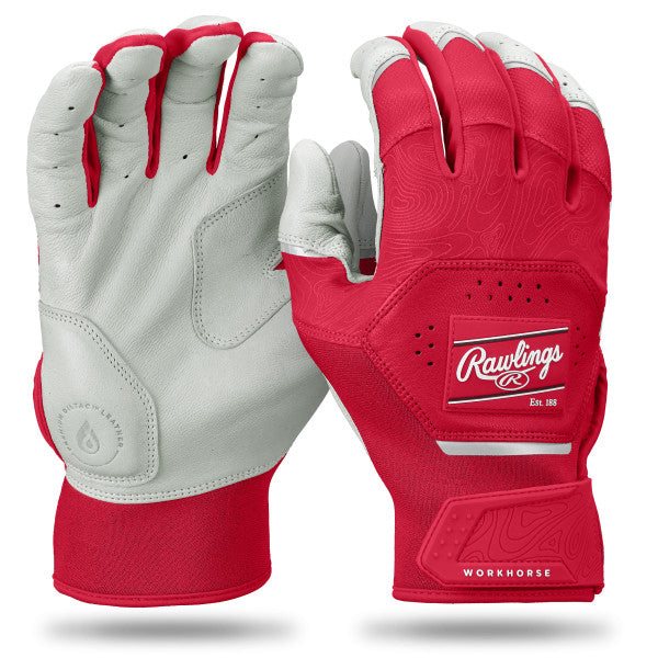 Rawlings Workhorse Adult Baseball Batting Gloves