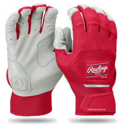Rawlings Workhorse Adult Baseball Batting Gloves