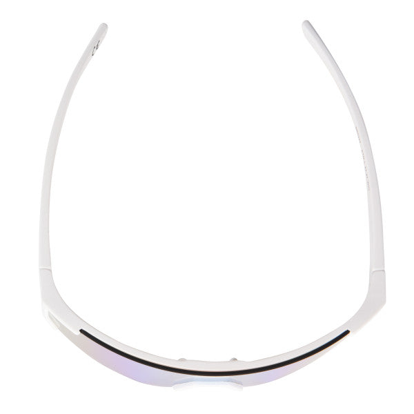 Easton Adult White/Blue Mirror Shield Sunglasses - Maltby Sports