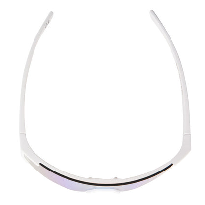 Easton Adult White/Blue Mirror Shield Sunglasses - Maltby Sports